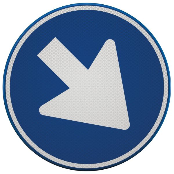 Verkeersbord | Model D02 | DOR | Ø80 cm