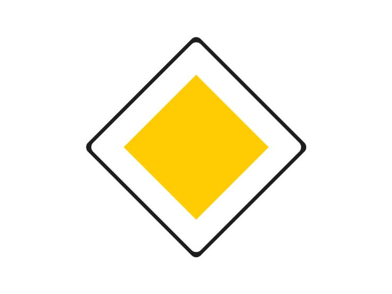 Verkeersbord a/r3/dor model: B01