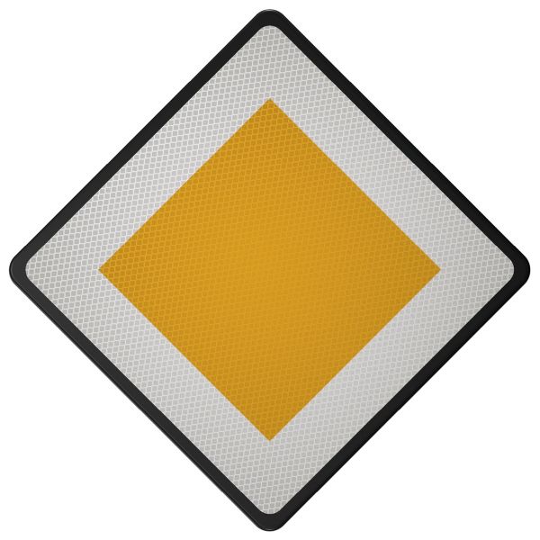 Verkeersbord | Model B01 | DOR | 60x60 cm