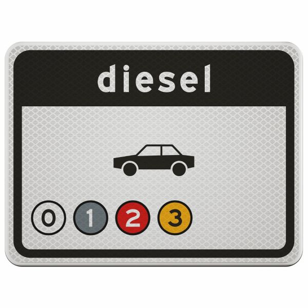 Verkeersbord | Model C22-E4 | R3 | DOR | 53x40 cm