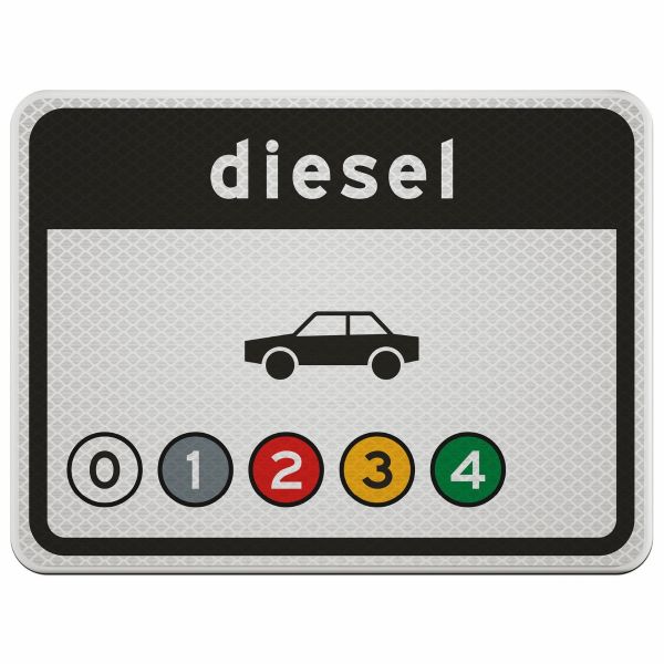 Verkeersbord | Model C22-E5 | R3 | DOR | 53x40 cm