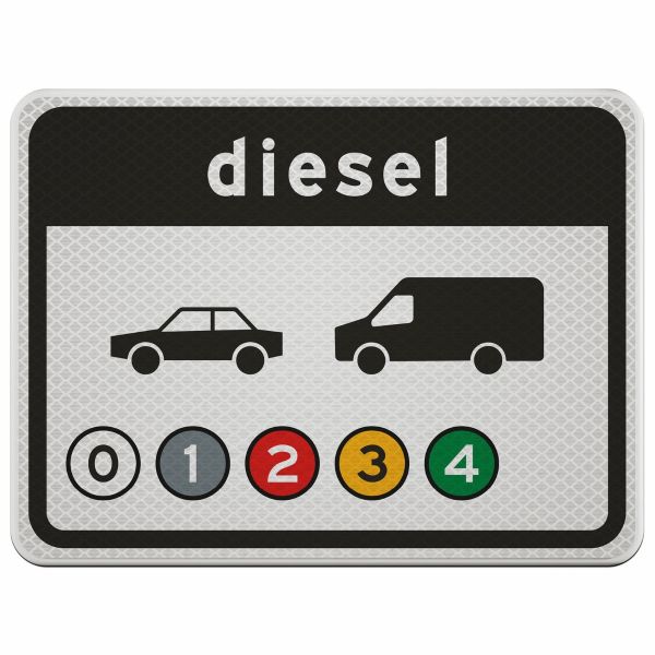 Verkeersbord | Model C22-E7 | R3 | DOR | 53x40 cm
