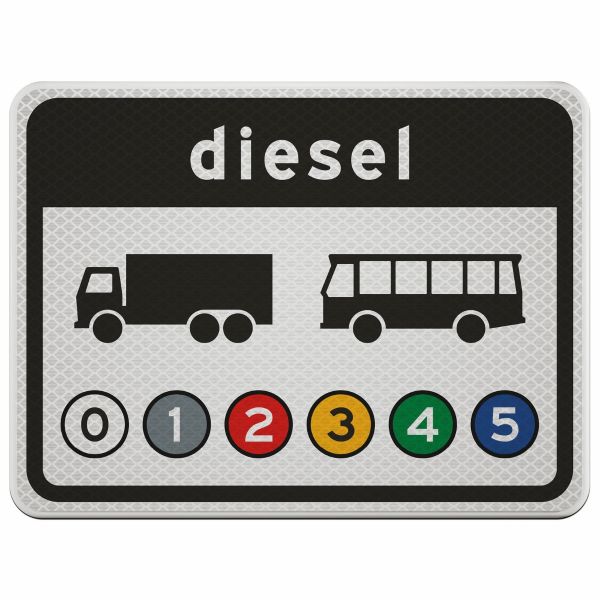 Verkeersbord | Model C22-E10 | R3 | DOR | 53x40 cm