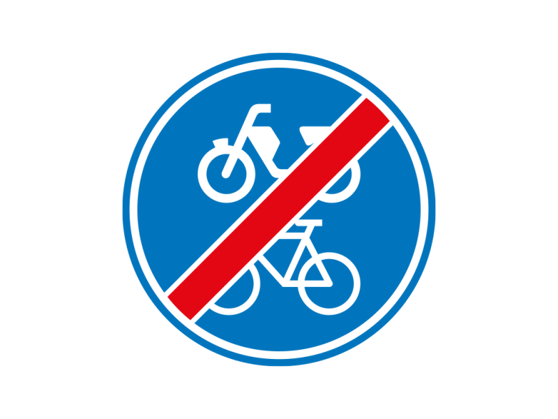 Verkeersbord a/r3/dor Ø 60 cm model: G12B