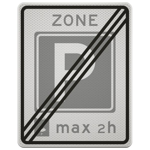 Verkeersbord | Model E11ZE | DOR | 53x67 cm 