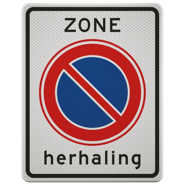 Verkeersbord | Model E01ZBH | DOR | 53x67 cm 