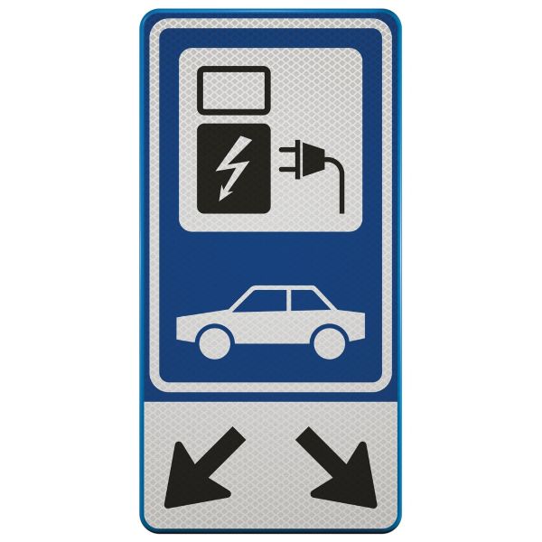 Verkeersbord | Model E1000+OB504 | DOR | 40x80 cm