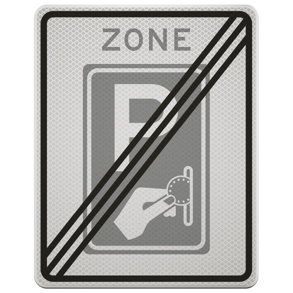 Verkeersbord | Model BW111ZE | DOR | 53x67 cm