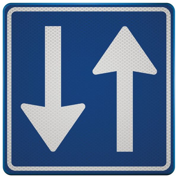Verkeersbord | Model C05 | DOR | 60x60 cm