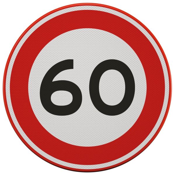 Verkeersbord | Model A0160 | DOR | Ø60 cm 