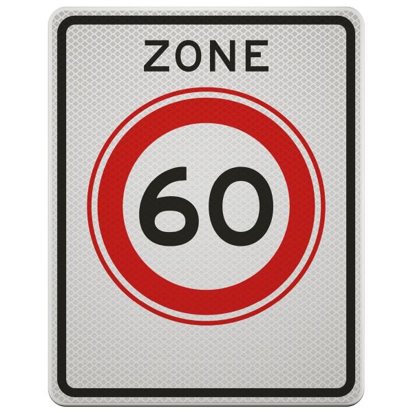 Verkeersbord | Model A0160ZB | DOR | 53x67 cm 