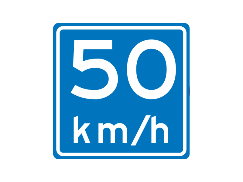 Verkeersbord a/r3/dor 60x60 cm model: A0450