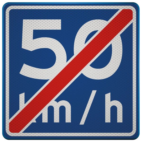 Verkeersbord | Model A0550 | DOR | 60x60 cm 