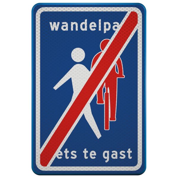 Verkeersbord | Model L1002H | DOR | 40x60 cm 