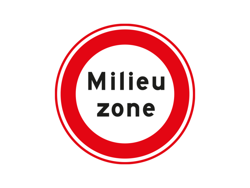 Verkeersbord a/r3/dor Ø 60 cm model: C22a