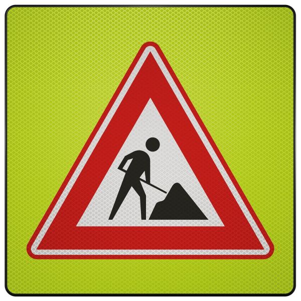 Verkeersbord | Model J16F | DOR | 80x80 cm 