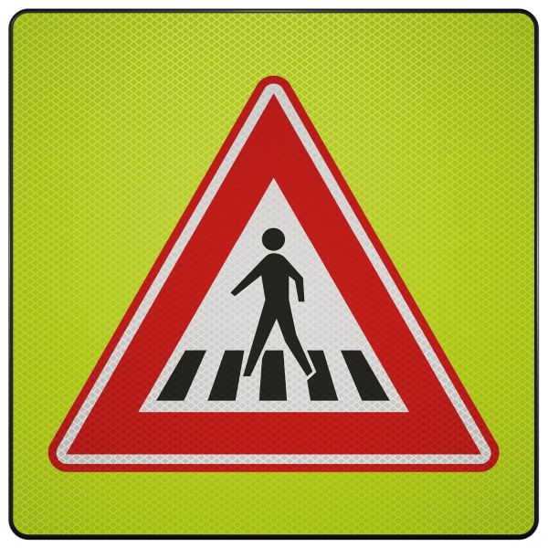 Verkeersbord | Model J22F | DOR | 80x80 cm 
