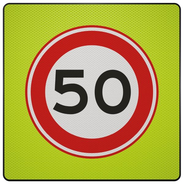 Verkeersbord | Model A0150FS |DOR | 80x80 cm 