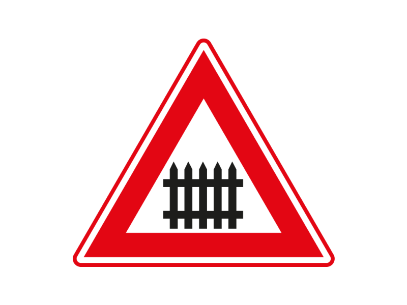 Verkeersbord a/r3/dor ▲-70 cm model: J10