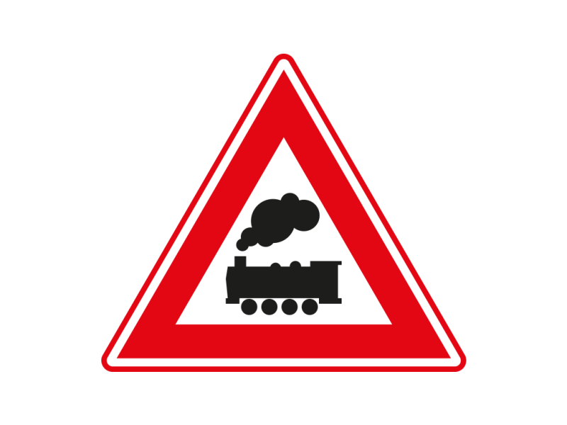 Verkeersbord a/r3/dor ▲-70 cm model: J11