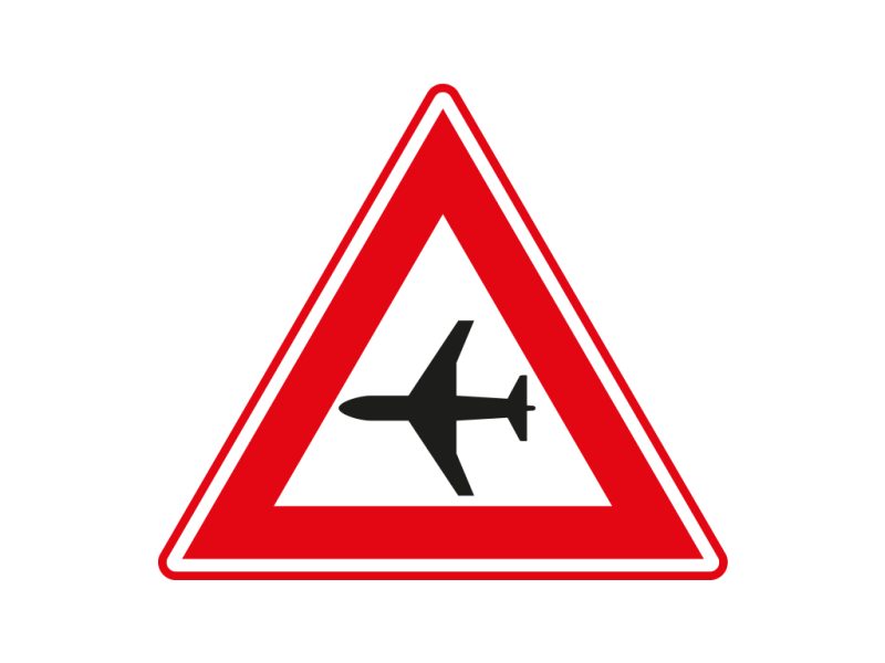 Verkeersbord a/r3/dor ▲-70 cm model: J30