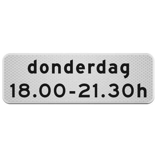 Verkeersbord | Model OB203P | DOR | 60x20 cm 