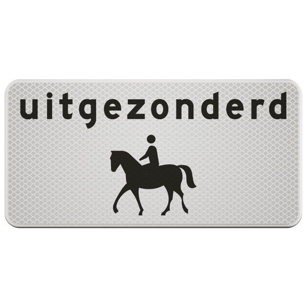 Verkeersbord | Model OB51 | DOR | 60x30 cm 
