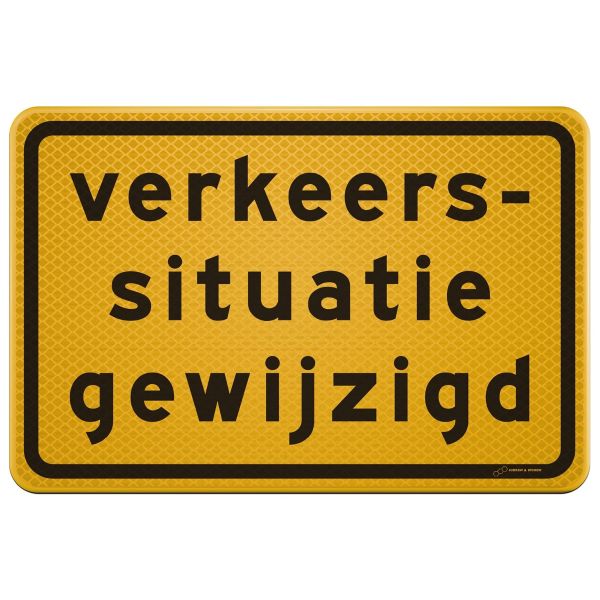 Verkeersbord | Model OB706T | DOR | 60x40 cm 