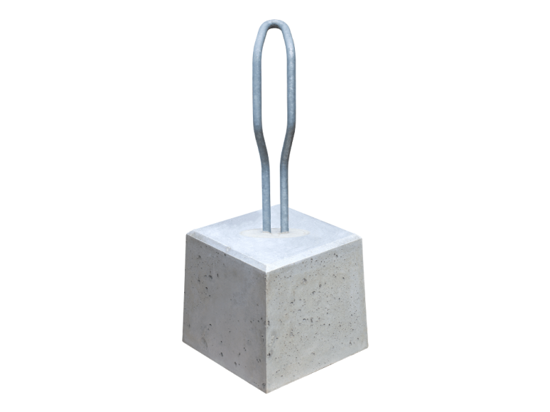 Fietsrek schuin met poer