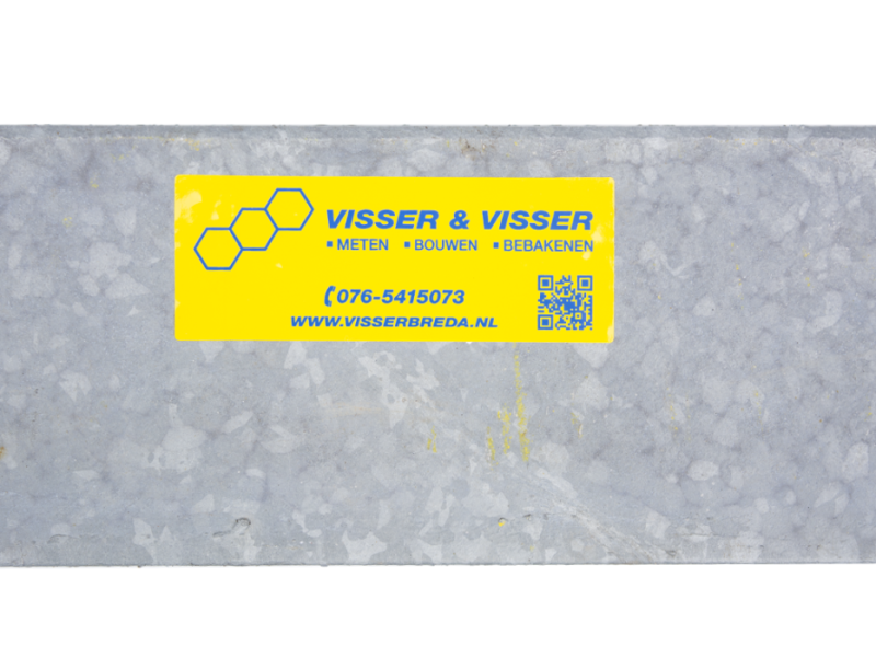 Verkeersbordenrek 1x1m 2x7 plaatsen gegalvaniseerd