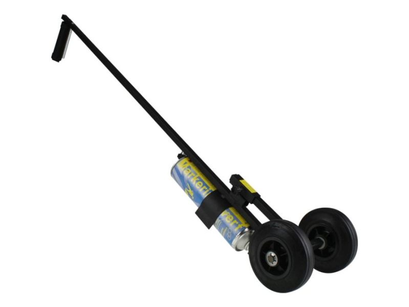 Wegenverfspuitwagen type EV voorzien van 2 wielen