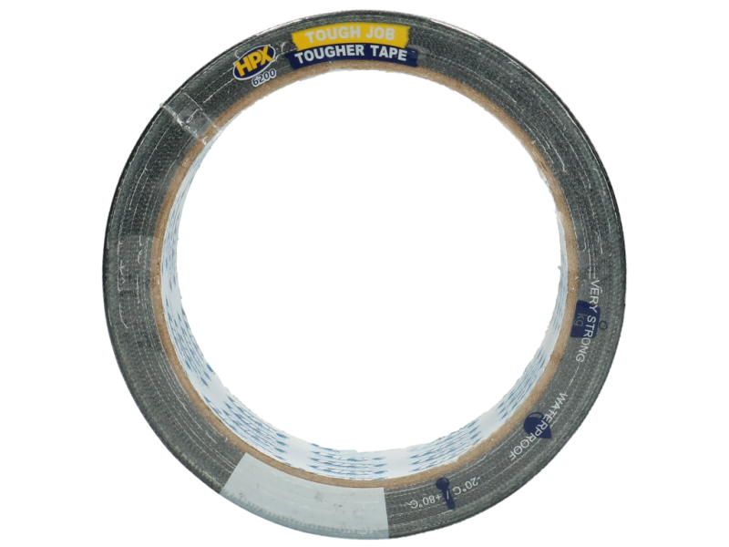Ducttape 6200 zwart 48 mm x 10 m zwart