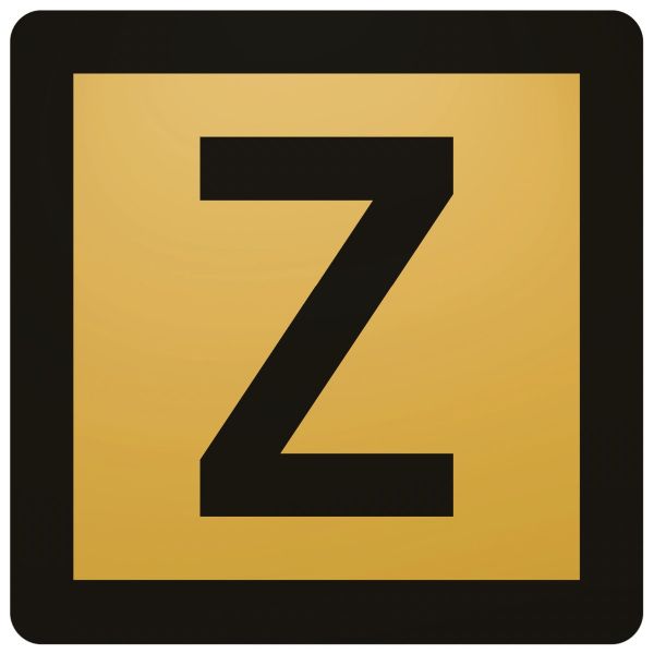 Zinkerbord alu vlak/lak 20x20 cm excl. frame