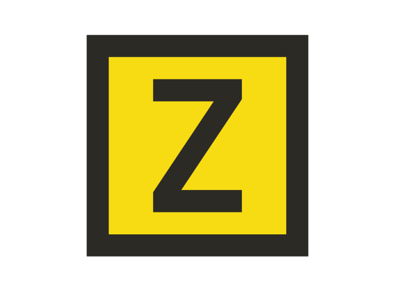 Zinkerbord alu vlak/lak 20x20 cm excl. frame