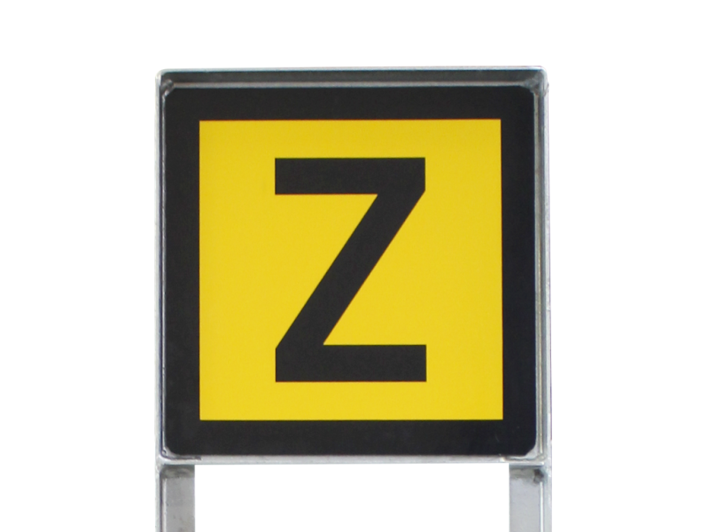 Zinkerbord alu vlak/lak 40x40 cm excl. frame