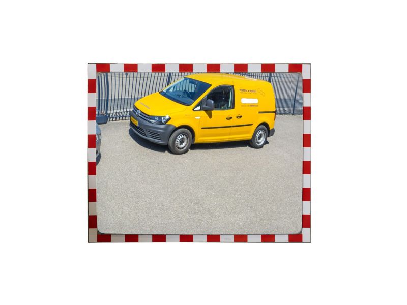 Verkeersspiegel rvs 100x80 cm