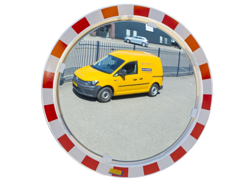 Verkeersspiegel rvs Ø 80 cm anti-condensvorming