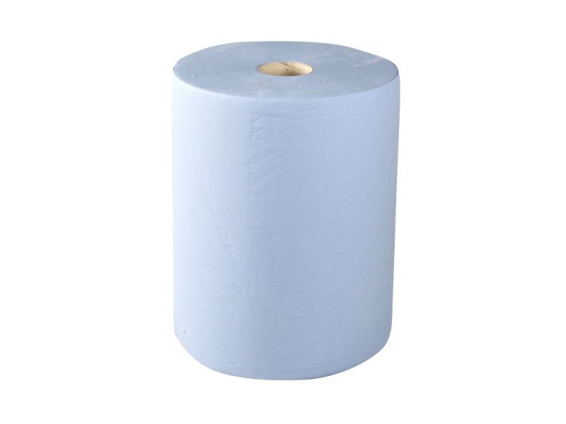 Poetspapier Maxi rol Bright Blue 37 cm per stuk 2-laags