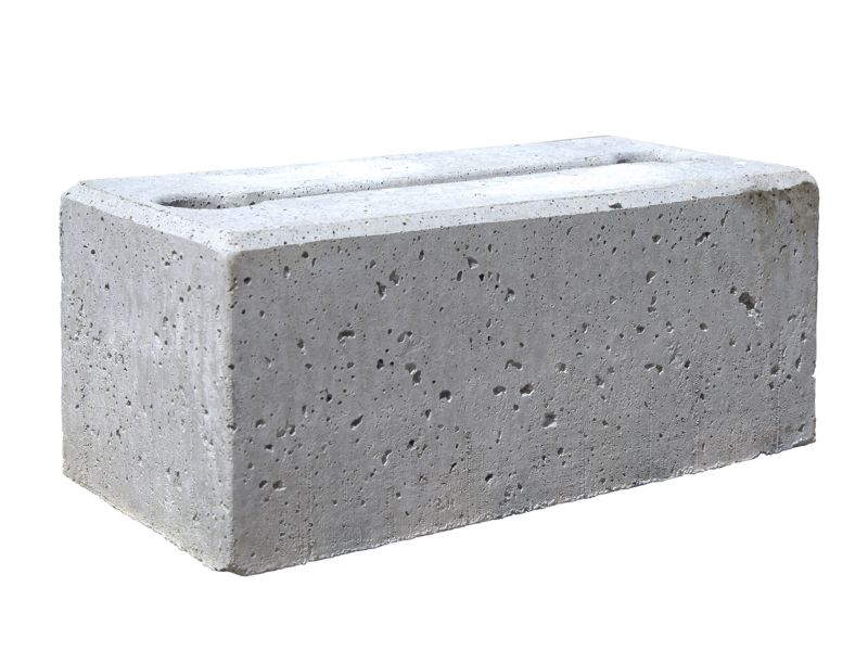 Betonpoer 60x30x25 cm voor afvalbakstaander