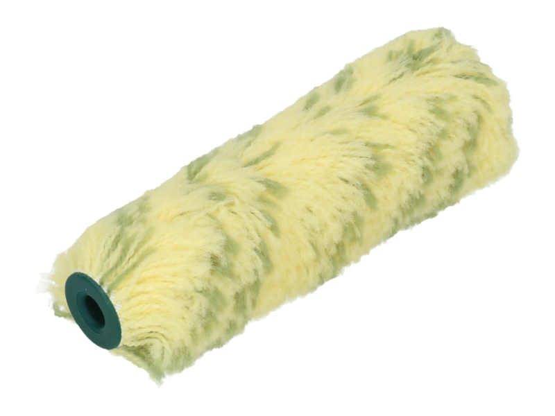 Vachtroller 10x1,3 cm groene streep 20-150/920