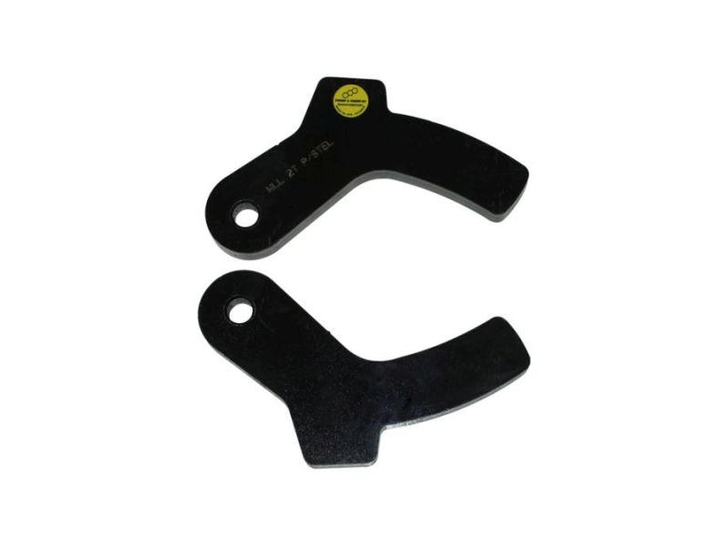 Stelconplaathaken maan per stel zonder ketting