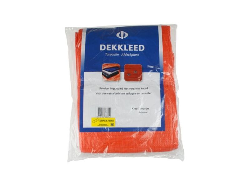 Dekzeil oranje