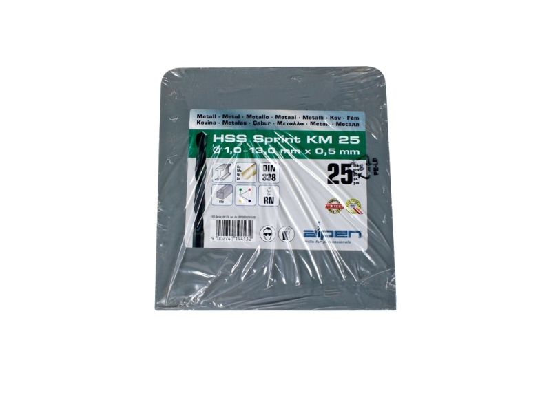 Metaalspiraal borenset 25-delig 1-13 mm