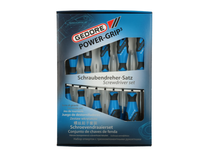 Schroevendraaierset Gedore Torx 2163 BTX 010 10-delig