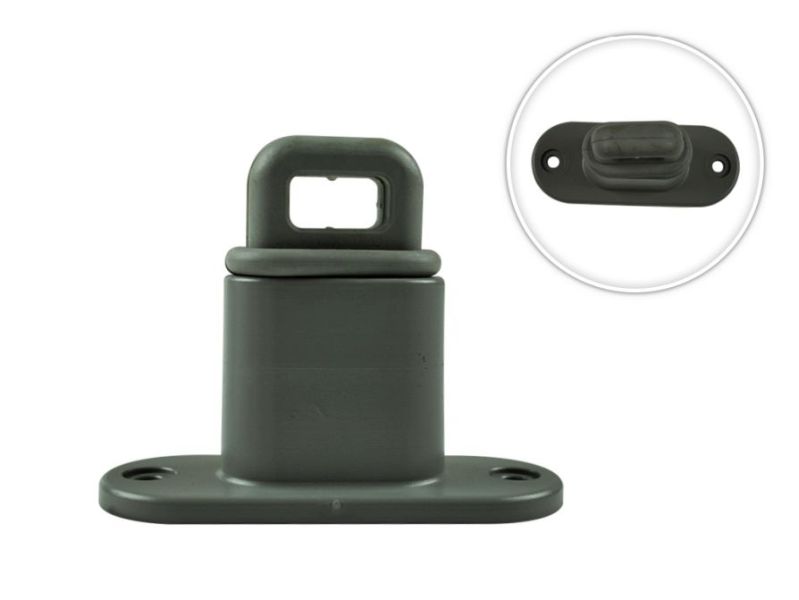 Patentbeugel kunststof grijs hoog model 30 mm