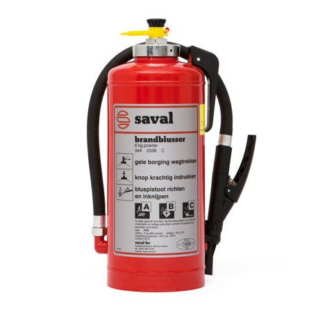 Saval poederblusser 6 kg | ABC