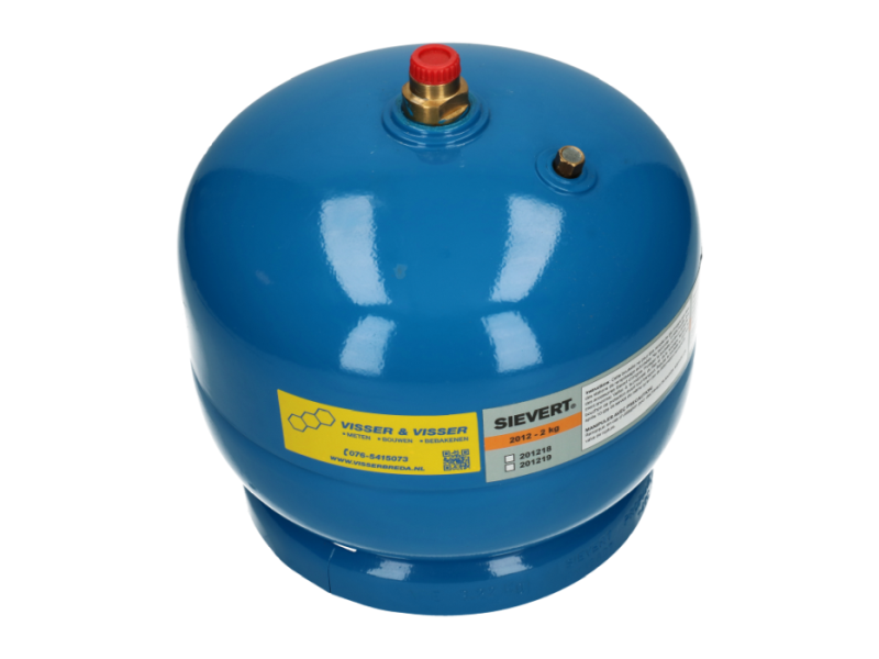 Gasfles brander blauw 2 kg 2012 reserve