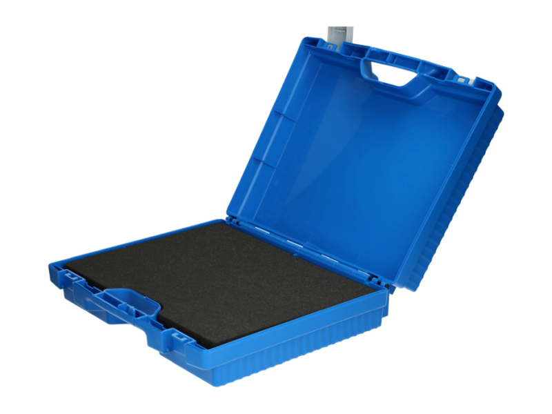Koffer Jazz voor meetapparatuur 35x30x11 cm blauw