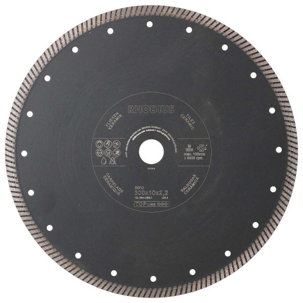 Diamantblad Rhodius DG10 | Keramisch | 300 mm