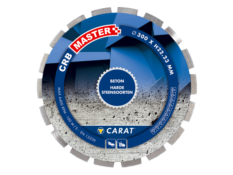 Diamantblad Beton CRB Master 10 mm Ø 400 x 20 mm